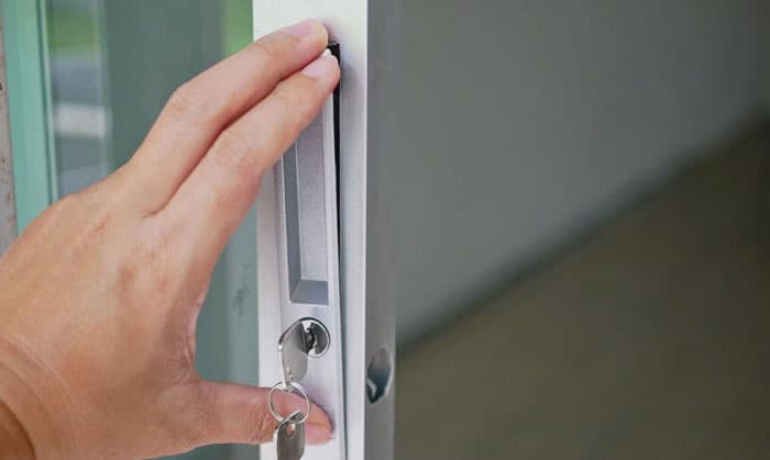 sliding glass door locks